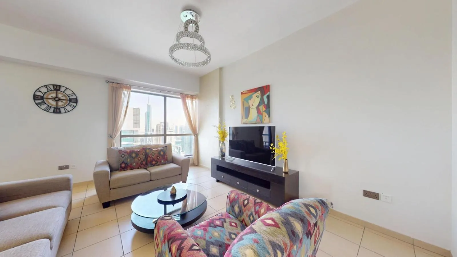 公寓 Rimal 1 - Two Bedroom With City View On 38Th Floor 迪拜